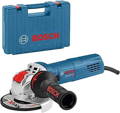 Bosch Professional GWX 9-115 S - Amoladora angular (900 W, 2800-11000 rpm, X-LOCK, Ø disco 115 mm, velocidad variable, en maletín)