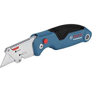 Bosch Professional - Navaja universal plegable (3 cuchillas trapezoidales)