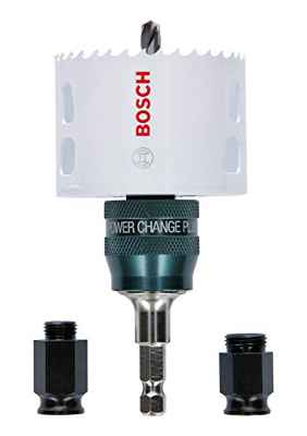 Bosch Professional Progressor for Wood and Metal Kit básico de sierras de corona (madera y metal, Ø 68 mm, accesorios taladro)