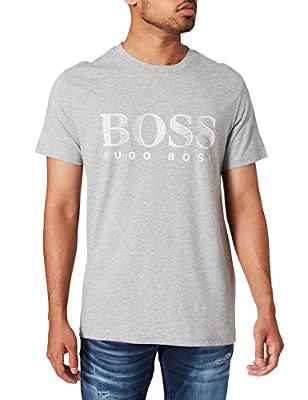 BOSS T-Shirt RN Camiseta, Silver 41, M para Hombre