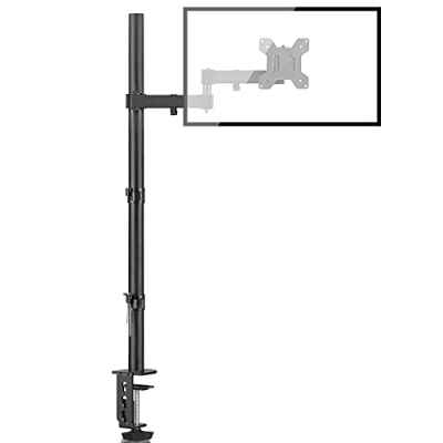 Bracwiser Soporte para Monitor, Brazo Monitor para Pantalla LED LCD de 13-32 Pulgadas(80cm de Altura y Altura Ajustable), VESA 75/100 mm, 2 Opciones de Montaje, Soporte Monitor Escritorio - MD7821