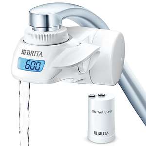 BRITA ON TAP Pro V-MF Sistema de filtración de agua, incl. 1 cartucho filtrante (600L) - para agua 99,99% libre de bacterias y sostenible
