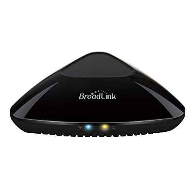 Broadlink RM Pro WiFi Inicio Smart Hub, IR RF Todo en Uno Automatización Aprendizaje Control Remoto Universal Compatible para teléfonos Inteligentes Apple Android, RM Pro-EU, Negro