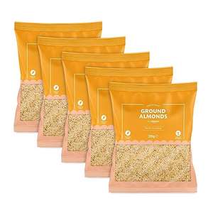 by Amazon Almendras molidas, 200g (Paquete de 5)