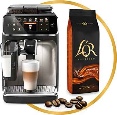 Cafetera automática Philips 5400 + 500g de café L'Or Espresso Colombia