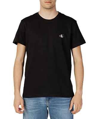 Calvin Klein Jeans 2 Pack Monogram T-Shirt Camiseta, CK Black/Bright White, M para Hombre