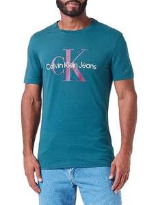 Calvin Klein Jeans Camiseta Monológica de Temporada S/S Hombre