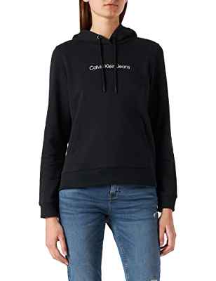 Calvin Klein Jeans J20J217744 Sudadera con Capucha, CK Black, XS para Mujer