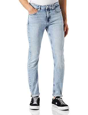 Calvin Klein Jeans Slim Taper Jeans, Luz Vaquera, 28W / 30L para Hombre