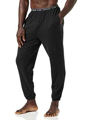 Calvin Klein Jogger Pantalones de Pijama, Black, M para Hombre