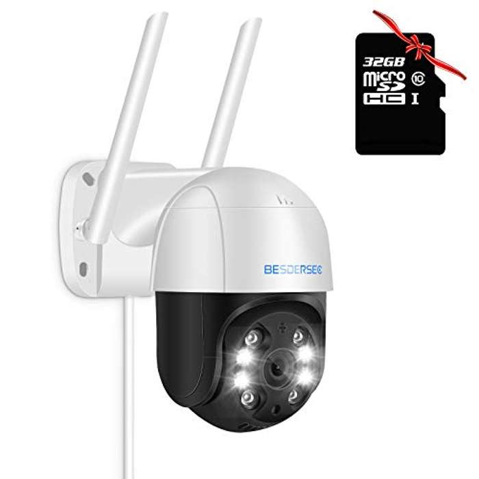 Cameras de seguridad exterior WiFi 1080P HD 