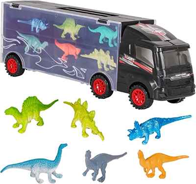 Camión con 12 Dinosaurios