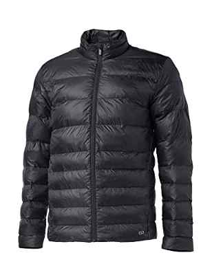 CARE OF by PUMA Chaqueta acolchada impermeable para hombre, Negro (Black), S, Label: S