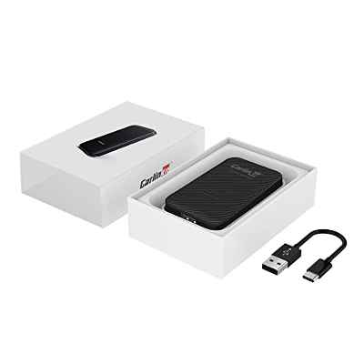 CarlinKit 3.0 CarPlay inalambrico Adaptador,para Autos Que admiten CarPlay(VW,Volvo,Porsche,Benz,Audi,Peugeot,Ford,Renault,Opel,Hyundai,KIA) Admite ios16 y actualización en línea de la versión