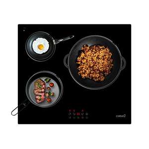 Cata Placa Vitrocerámica TZD 603/G con 3 Zonas de Cocción Hight Light y una Zona Gigante Triple, 9 Niveles