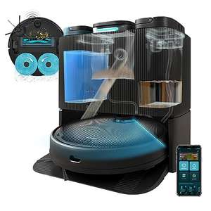 Cecotec Robot Aspirador y Friegasuelos Conga 11090 Spin Revolution Home&Wash