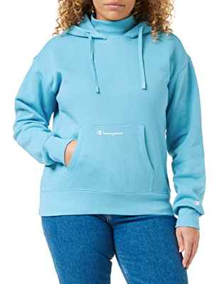 Champion American Classics Boxy Sudadera con Capucha, Verde (Turchese), XL para Mujer