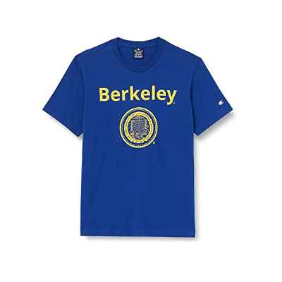 Champion College S-S Camiseta, Azul (Turquesa), L para Hombre