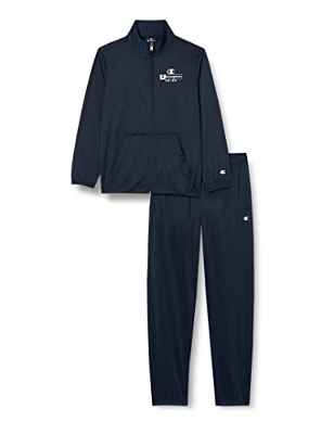 Champion Graphic Shop Polywarpknit Chaqueta Deportiva, Azul (Marino), 7-8 años niños y niñas
