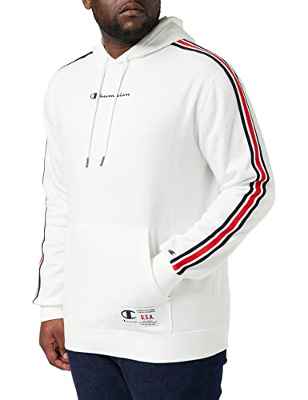 Champion Sport Tech Sudadera con Capucha, Blanco, M para Hombre