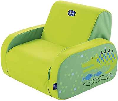 Chicco Twist - Sillón de piel de cocodrilo, Verde