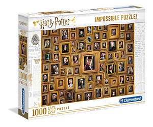 Clementoni - Puzzle 1000 piezas Imposible Harry Potter, Puzzle adulto personajes