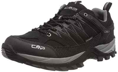 CMP Rigel Low Trekking Shoe WP, Zapatillas de Senderismo Hombre, Black-Grey, 47 EU