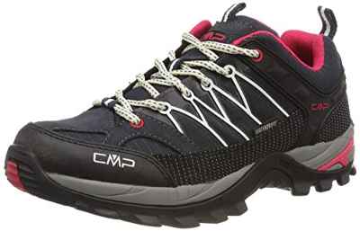 CMP Rigel Low Wmn Trekking Shoe WP, Zapatillas de Senderismo Mujer, Antracite-Off White, 37 EU