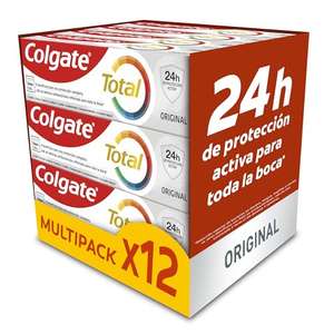 Colgate Total 24 Original Pack 12 (1.4€/u) con flour 1.450ppm
