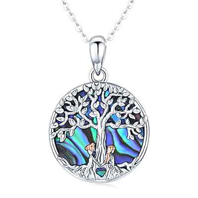 Collar con colgante de hermanas de plata esterlina Alway My Sister Forever My Friend, collar de hermana para mujer Collar con colgante de flor para mujer (Vistoso)