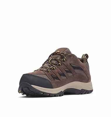 Columbia Crestwood Waterproof Zapatillas De Senderismo Y Trekking impermeables para Hombre, Marrón (Mud x Squash), 43.5 EU