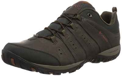 Columbia Peakfreak Nomad Zapatos impermeables para hombre , Verde(Nori, Tangy Orange), 44 EU