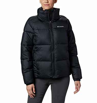 Columbia Puffect, Chaqueta de invierno para Mujer, Negro, S