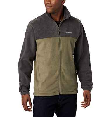 Columbia Steens Mountain Full Zip 2.0 Forro Polar con Cremallera Completa, Hombre, Shark, Stone Green, S