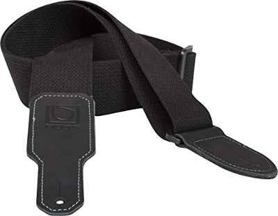 Correa de instrumento de algodón BOSS BSC-20-BLK — Negro, 5 cm de anchura