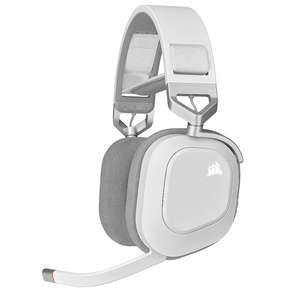 Corsair HS80 RGB WIRELESS Auriculares premium para juegos con audio espacia (Micrófono omnidireccional, hasta 20 horas de duración)