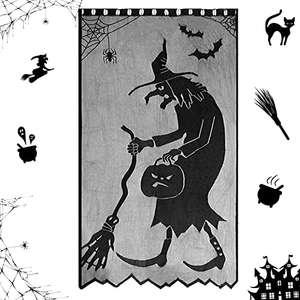 Cortina de Halloween Bruja (210x102cm)