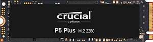 Crucial P5 Plus Disco Duro Sólido Interno SSD de 2TB (PCIe 4.0, 3D NAND, NVMe, M.2) hasta 6600MB/s - CT2000P5PSSD8