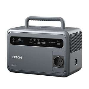 CTECHi Generador portátil 384Wh capacidad, 600w de potencia