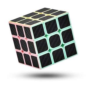 Cubo Mágico 3x3 Velocidad, Puzzle De Gran Resistencia, Speed Cube, Tensión Ajustable, Adhesivos De Fibra De Carbono, 5.5 cm