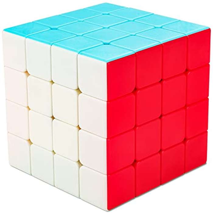 Cubo mágico, 4 x 4 x 4 mm, sin adhesivo, 4 x 4