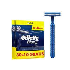 Cuchillas de afeitar desechablea Gillete Blue II (40uds)