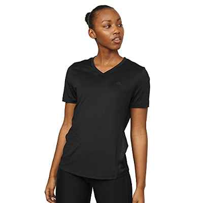DANISH ENDURANCE Women Workout T-Shirt, Breathable Fitness Top (Negro, M)