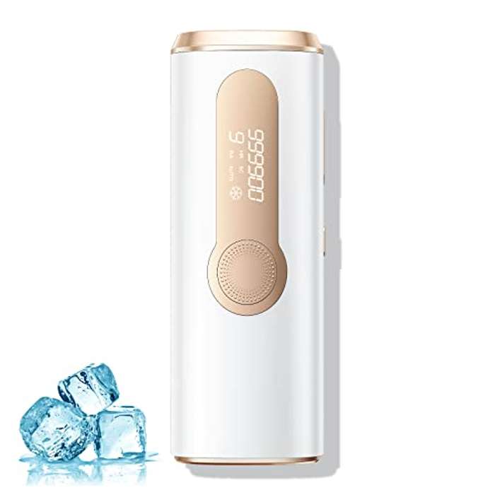 Depiladora de luz pulsada con refrigeración