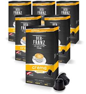 Der-Franz -60 Cápsulas de café compatibles con Nespresso, Sabor Crema - otros sabores en oferta en descripcion