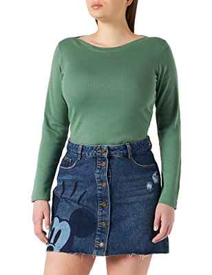 Desigual Fal_Mickey PA Falda, Azul, 40 De Las Mujeres