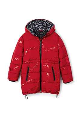 Desigual Padded_Letters 3194 Chilli Chile, Red, 12 Years Muchachas