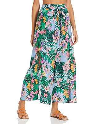 Desigual Pant_Laurel Swimwear Cover Up, Multicolor, S para Mujer