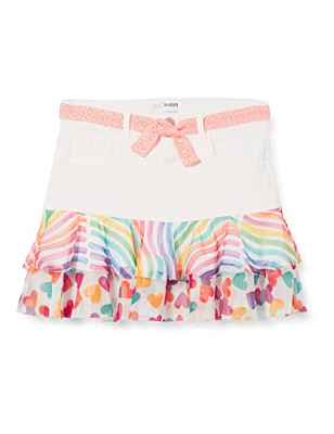 Desigual Skirt_Suiza Falda, Blanco, 5-6 Años para Niñas