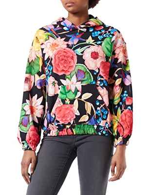 Desigual Sweat_Carol Sudadera, Negro, M para Mujer